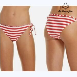 Roxy Hello July Tie Side Bikini Bottom Size L